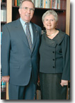Dick and Lois Haskayne standing photo